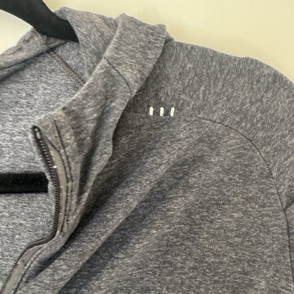 Lululemon Hoodie Men’s Size L Zip Up Dark Gray Athletic Running Sports - Picture 2 of 7